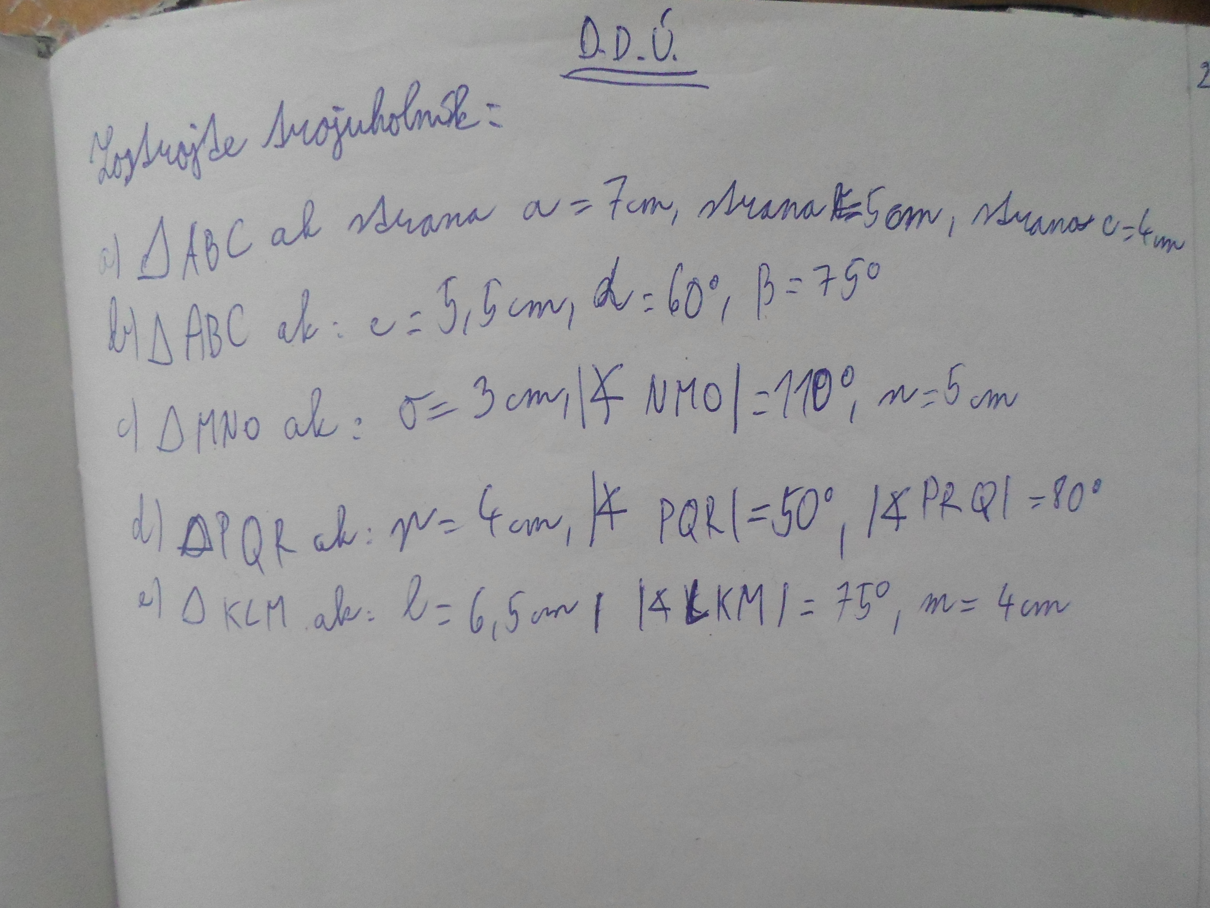 Domáca úloha z Matematiky - zadanie po druhé