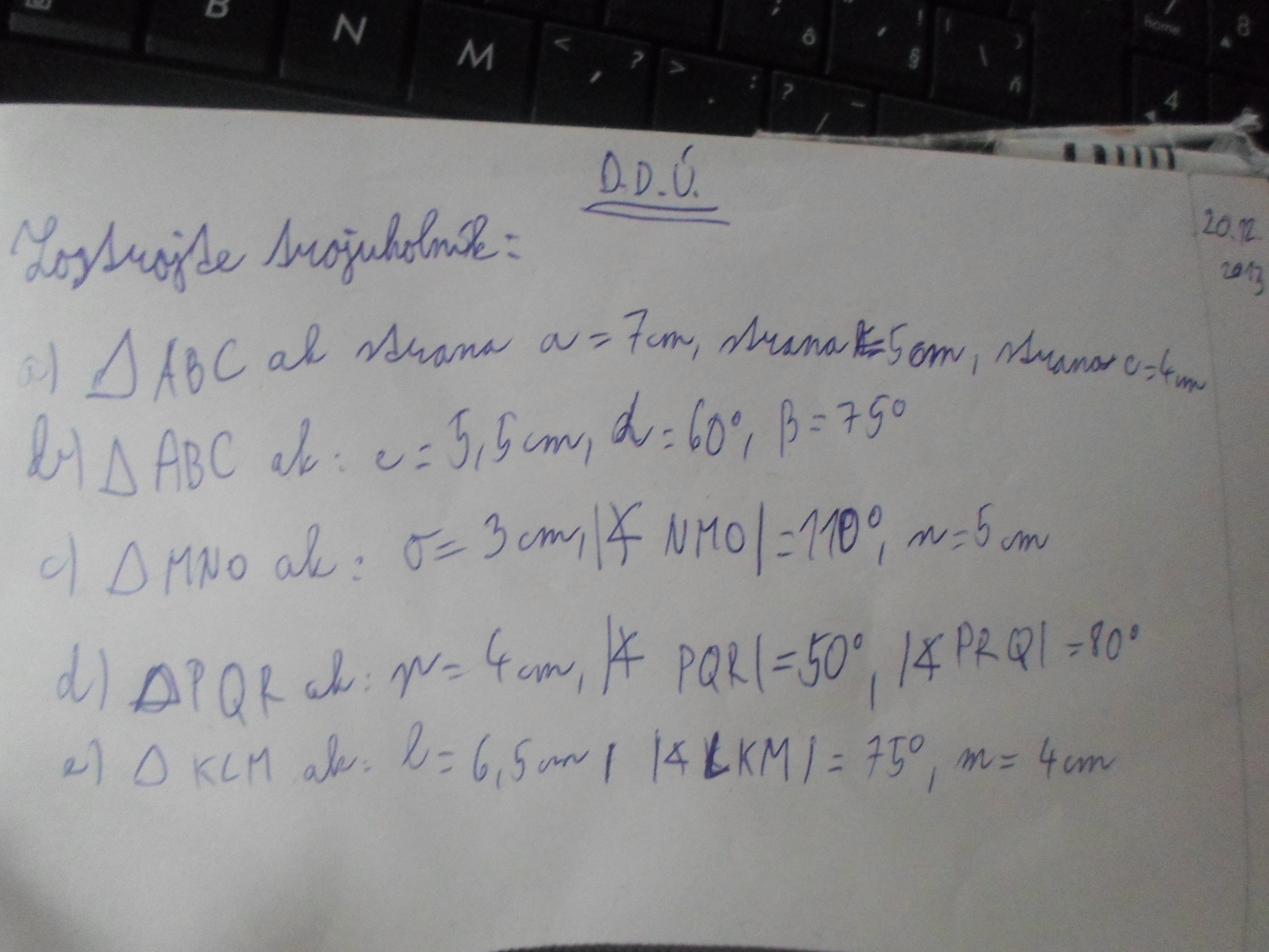 Domáca úloha z Matematiky - zadanie po tretie